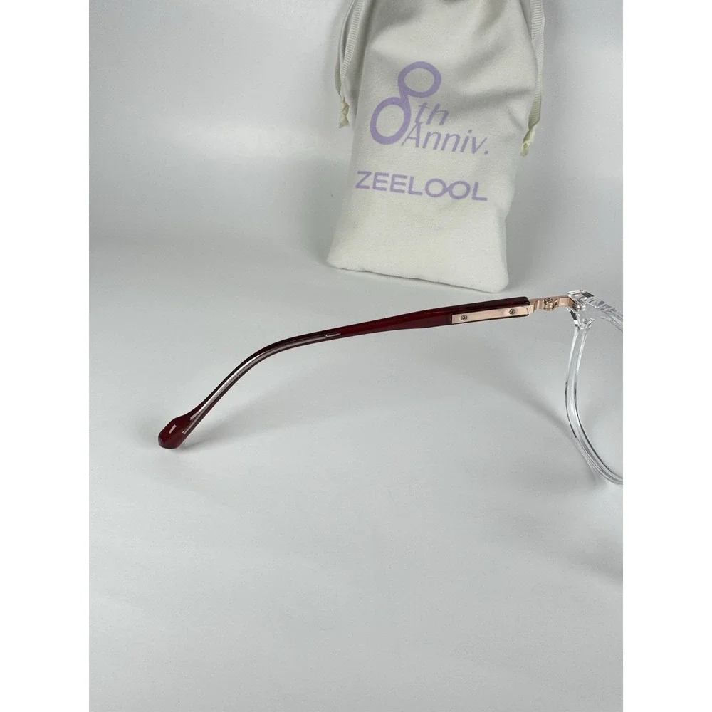 ZEELOOL Eyeglass FRAMES ONLY! Crystal- 48120 C3 54 18-145‎